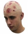 Sztuczna łysina - Zombie/Freddy Krugger 100% lateks