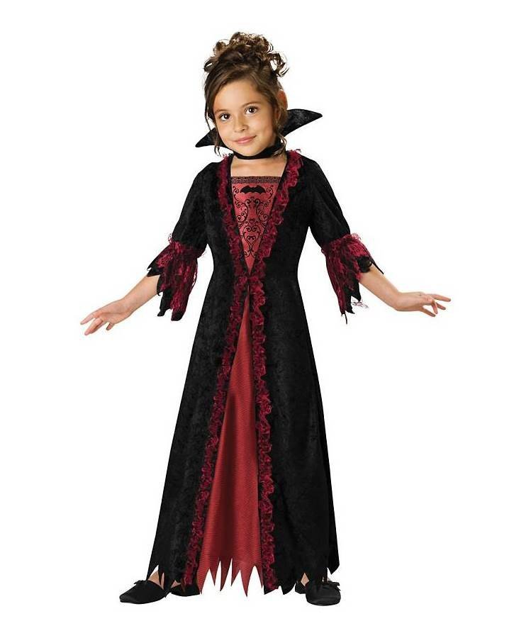 Strój Na Halloween Na Szybko Strój dla dziecka na Halloween - Mała Wampirka