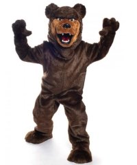 Strój reklamowy misia - Chodząca żywa duża maskotka Niedźwiedź Grizzly Deluxe 