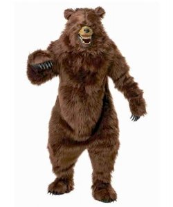 Strój misia - Chodząca żywa duża maskotka Niedźwiedź Grizzly Ani-Motion