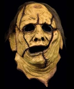 Maska lateksowa - Leatherface z filmu Masakra Teksańską Piłą Motorową
