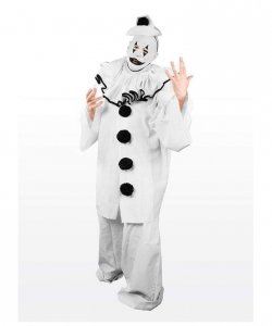 Profesjonalny strój klauna - Pierrot