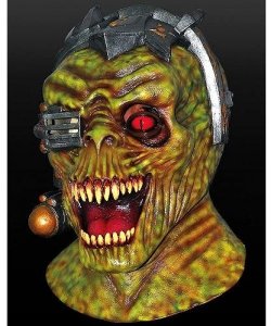 Maska lateksowa - Cyber Alien