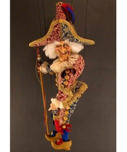 Marionetka wenecka - Poliszynel (77 cm)