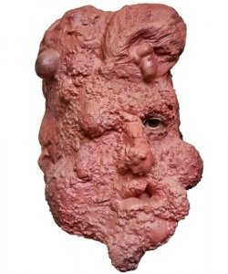 Maska lateksowa - Człowiek skała