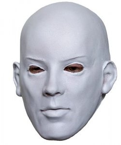 Maska lateksowa - Biała twarz