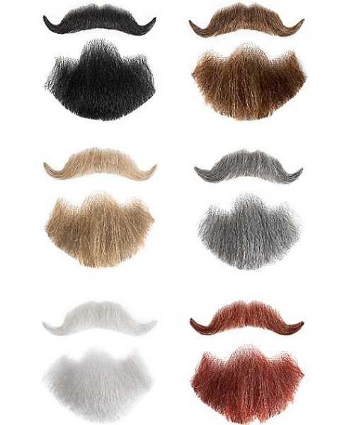 profesjonalny zarost: sztuczna broda i wąsy Templariusz ręcznie wiązane + klej Mastix dostępne kolory