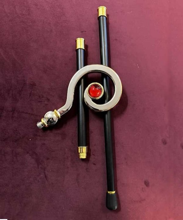 Laska Mikołaja – głowica dekoracyjna, składana konstrukcja 3-częściowa, wszystkie elementy zestawu