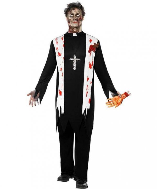 Kostium karnawałowy - Ksiadz Zombie