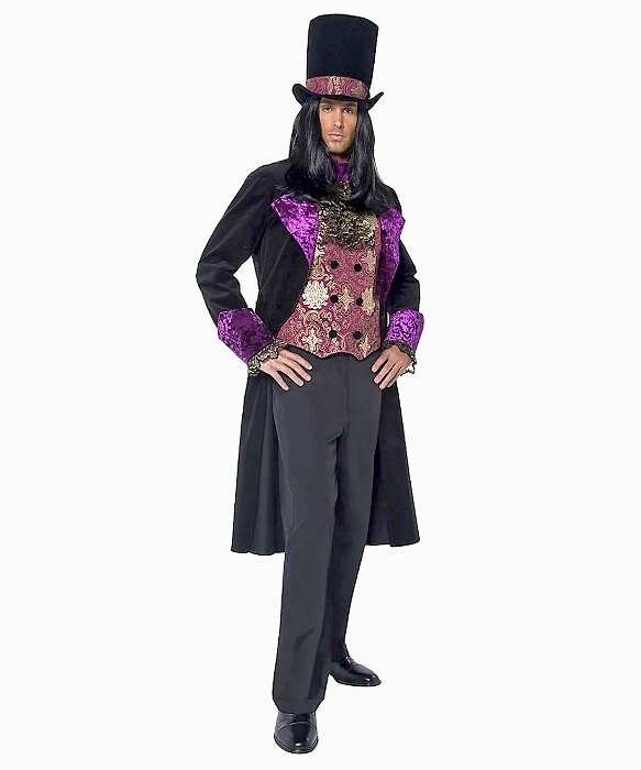 Strój barokowego wampira na halloween