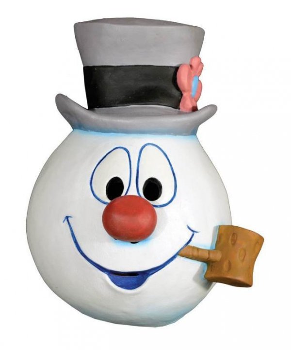 Maska lateksowa - Bałwan z filmu Frosty the Snowman