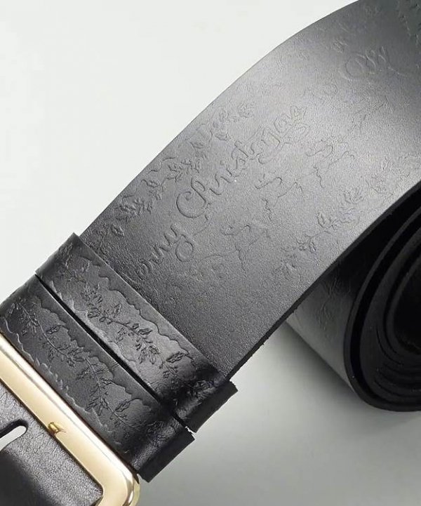 profesjonalny skórzany pas Świętego Mikołaja 195 cm długości – ręcznie wykonane zdobienia