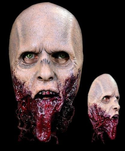 Maska lateksowa - The Walking Dead Zombie bez szczęki