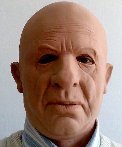 realistyczna twarz męska maska Profesor