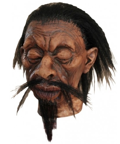 Dekoracja na Halloween Miniaturowa głowa Tsantsa Eduardo