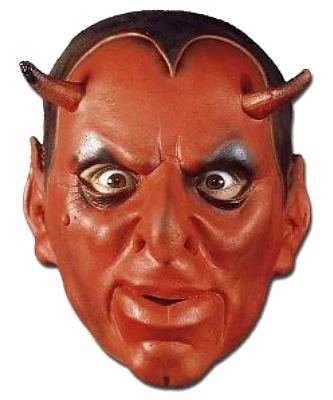 Maska lateksowa - Diabeł Fernando