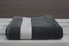 Koc welurowy charcoal grey ciemny szary