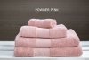 zestaw różowych ręczników pudrowy róż