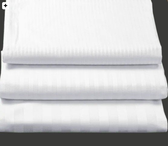 Komplet pościeli hotelowej w paski