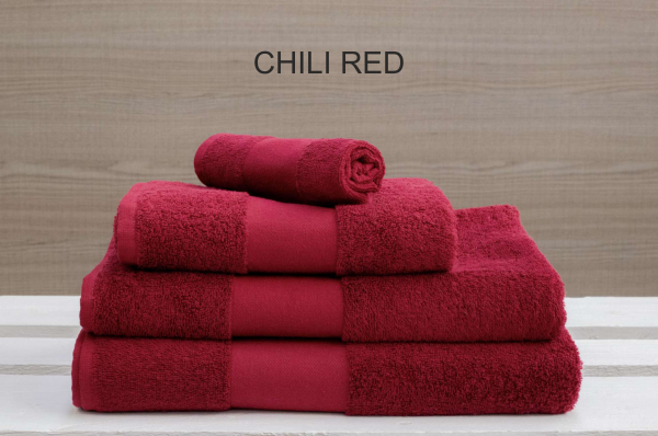 zestaw ręczników CHILI RED