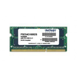 Patriot SODIMM DDR3 4GB Signature 1600MHz CL11