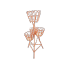 Stojak na kwiatki - kwietnik (Ażur/4D) - sklep z wiklina - zdjęcie