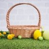 Koszyczek Wielkanocny Owalny Kratka 35cm - Sklep z wiklina - zdjęcie 4