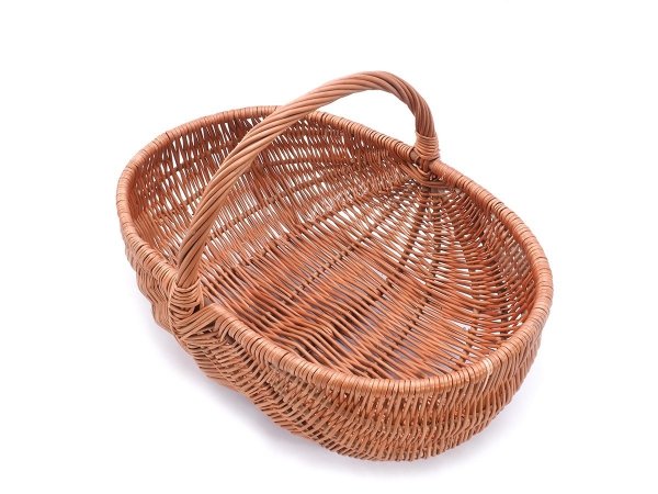 Kosz na zakupy Ogórkowy 44cm - Sklep z wiklina - zdjęcie 2