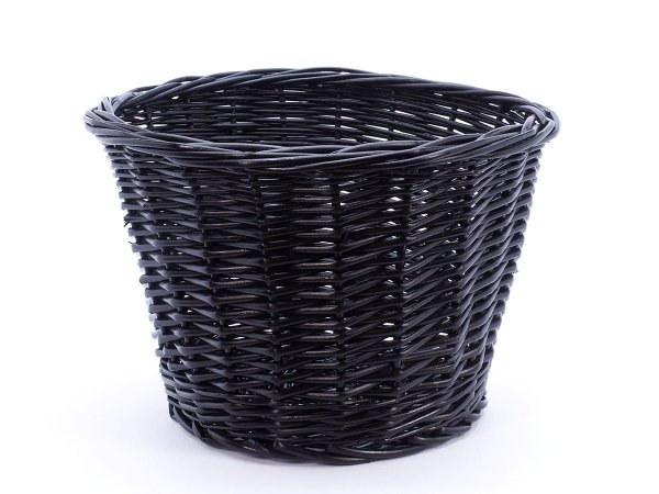 Osłonka na doniczkę Czarna 30 cm - Sklep z wiklina - zdjęcie 3