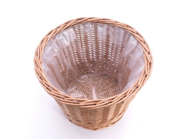 Donica wiklinowa Naturalna 40cm - Sklep z wiklina - zdjęcie 1