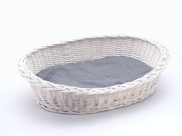 Legowisko dla zwierząt Białe 55 cm - Sklep z wiklina - zdjęcie 1