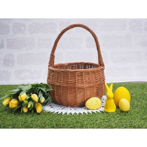 Koszyczek Wielkanocny Bolerek 12cm - Sklep z wiklina - zdjęcie 3