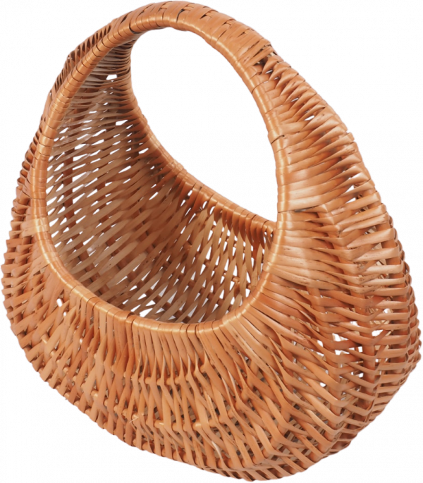 Koszyk wiklinowy Ślimak 30cm - sklep z wiklina - zdjęcie