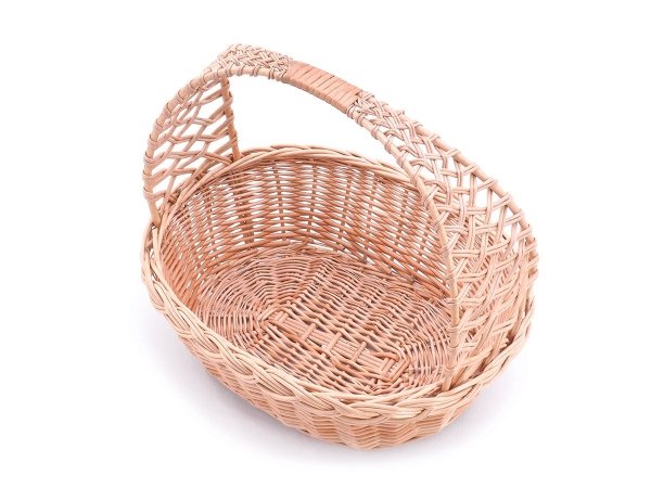 Koszyczek Wielkanocny Owalny Kratka 30cm - Sklep z wiklina - zdjęcie 1