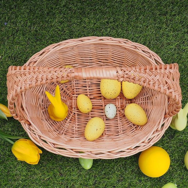 Koszyczek Wielkanocny Owalny Kratka 30cm - Sklep z wiklina - zdjęcie 6