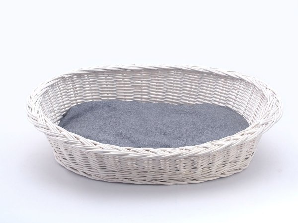 Legowisko dla zwierząt Białe 55 cm - Sklep z wiklina - zdjęcie