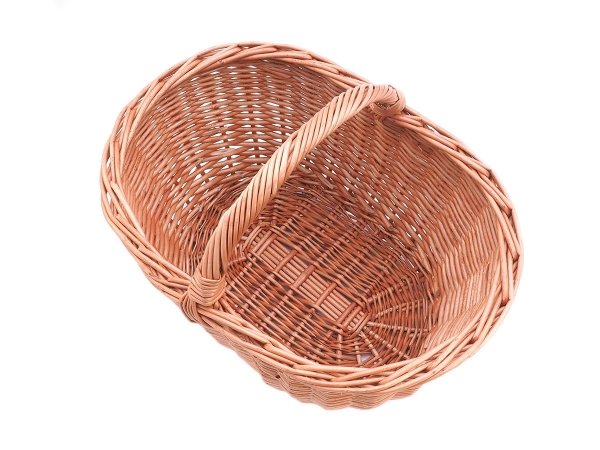 Kosz na zakupy Sadzak 38cm - sklep z wiklina - zdjęcie 2