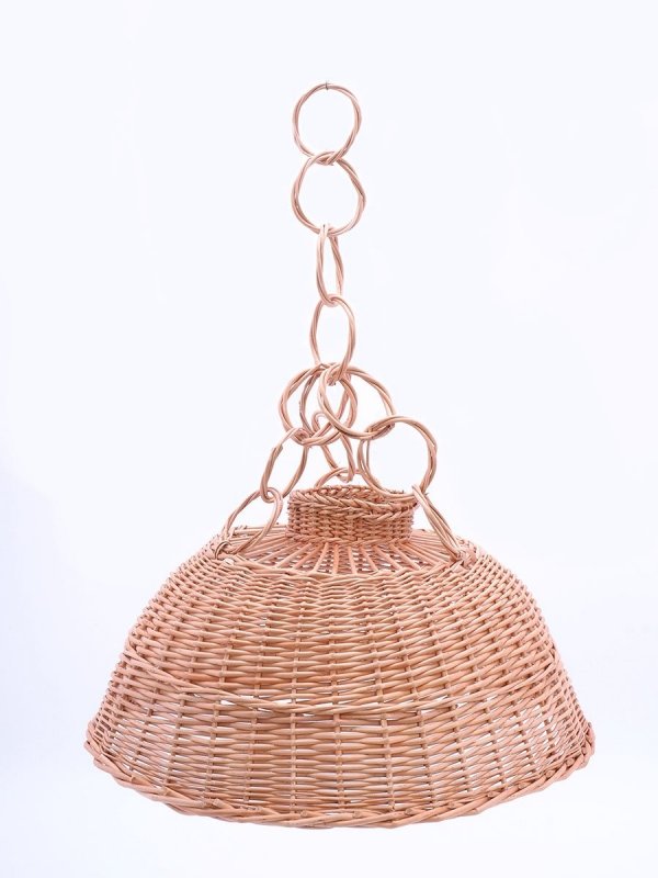 Abażur Okrągły Pełnopleciony 35cm - Sklep z wiklina - zdjęcie