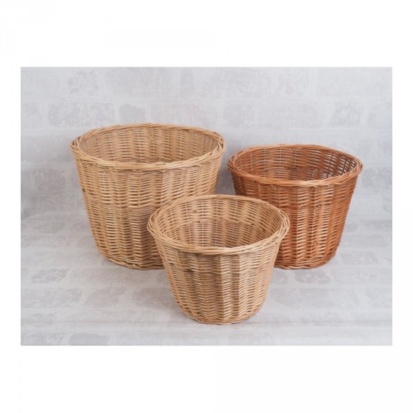 Osłonka na doniczkę Naturalna 33cm - sklep z wiklina - zdjęcie 2