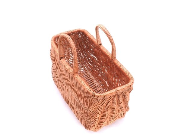 Kosz na zakupy San płaski 42cm - sklep z wiklina - zdjęcie 2
