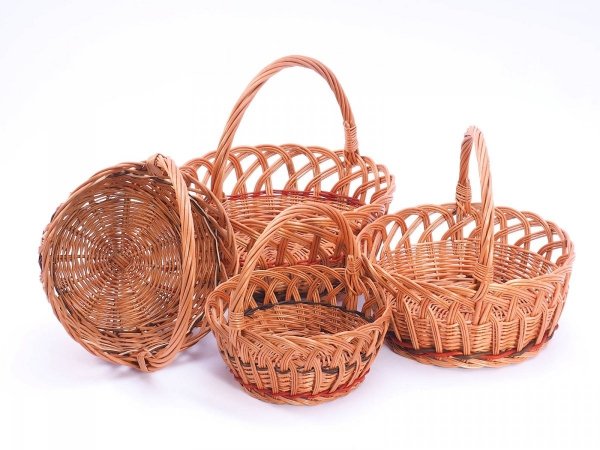Koszyczek Wielkanocny Okrągły (30cm) - Sklep z wiklina - zdjęcie 1