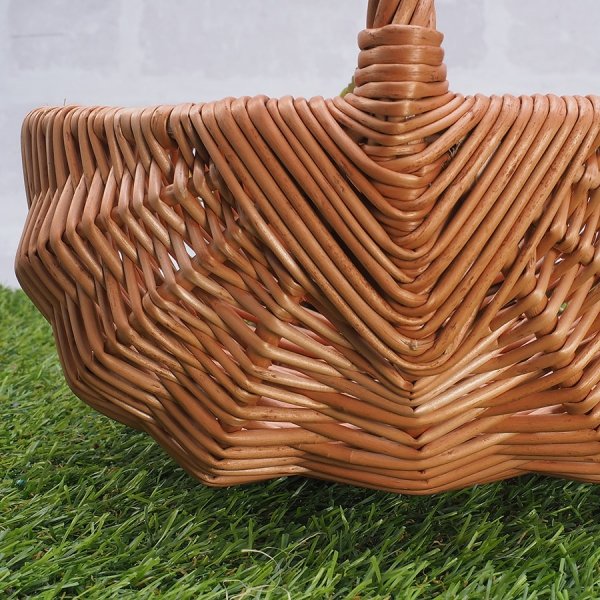 Koszyczek Wielkanocny Baniaczek 20 cm Kwiaty - Sklep z wiklina - zdjęcie1