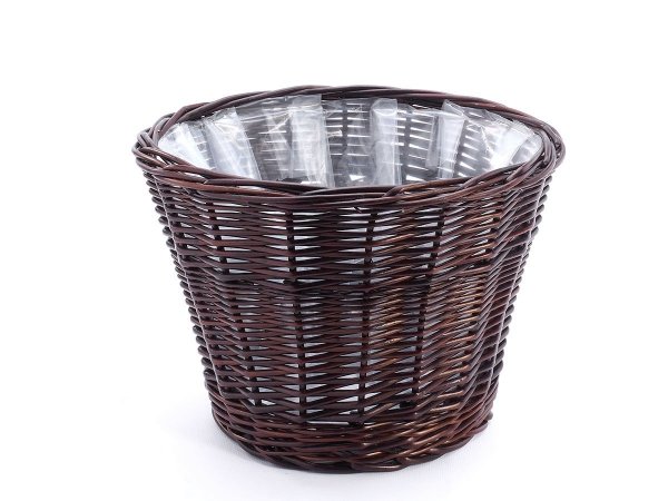 Donica wiklinowa Wenge 33cm - Sklep z wiklina - zdjęcie 2