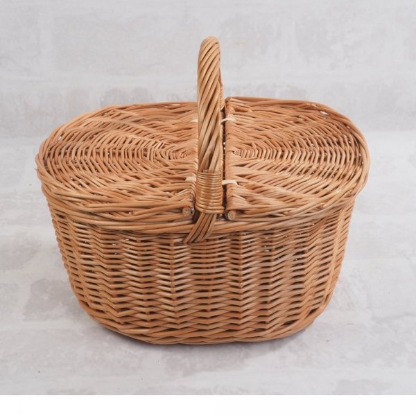 Kosz piknikowy Owalny 38cm - sklep z wiklina - zdjęcie 1