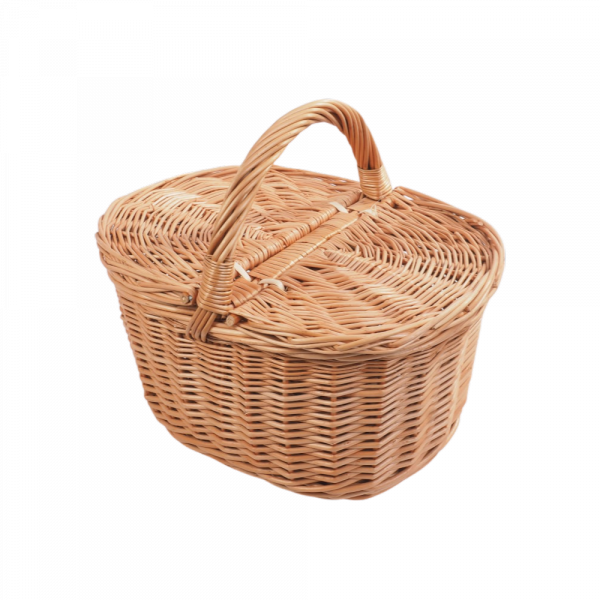 Kosz piknikowy Owalny 38cm - sklep z wiklina - zdjęcie