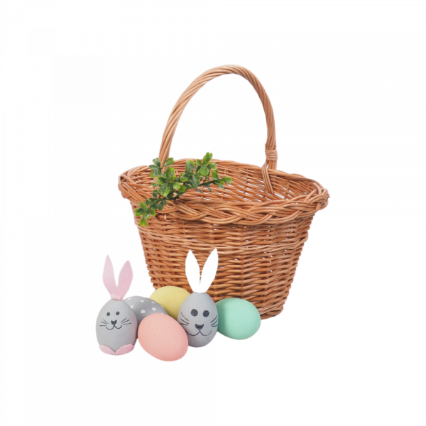 Koszyczek Wielkanocny Krystynka 26 cm - Sklep z wiklina - zdjęcie 4