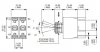 Toggle Switch Apem DPDT
