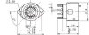 Socket noval 9 Pin PCB type7