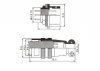 Socket 3pin DIN jack + plug, 8mm