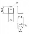 Bracket 12x15 zinc